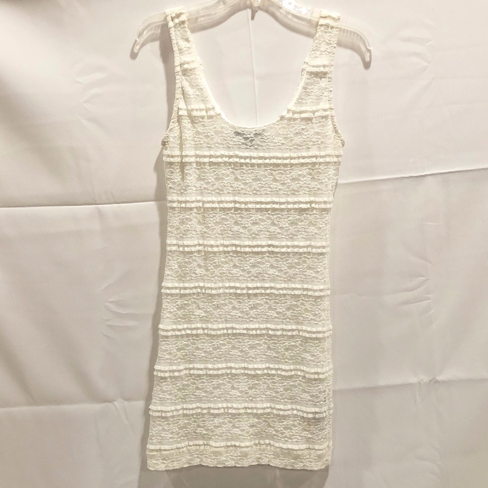 Lace White Dress